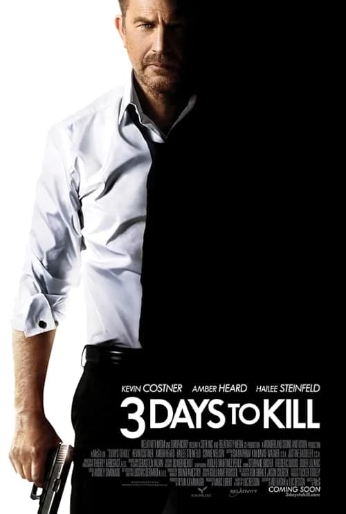 3 Days to Kill film posteri