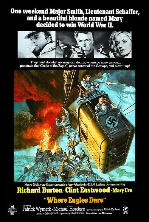 Where Eagles Dare film posteri